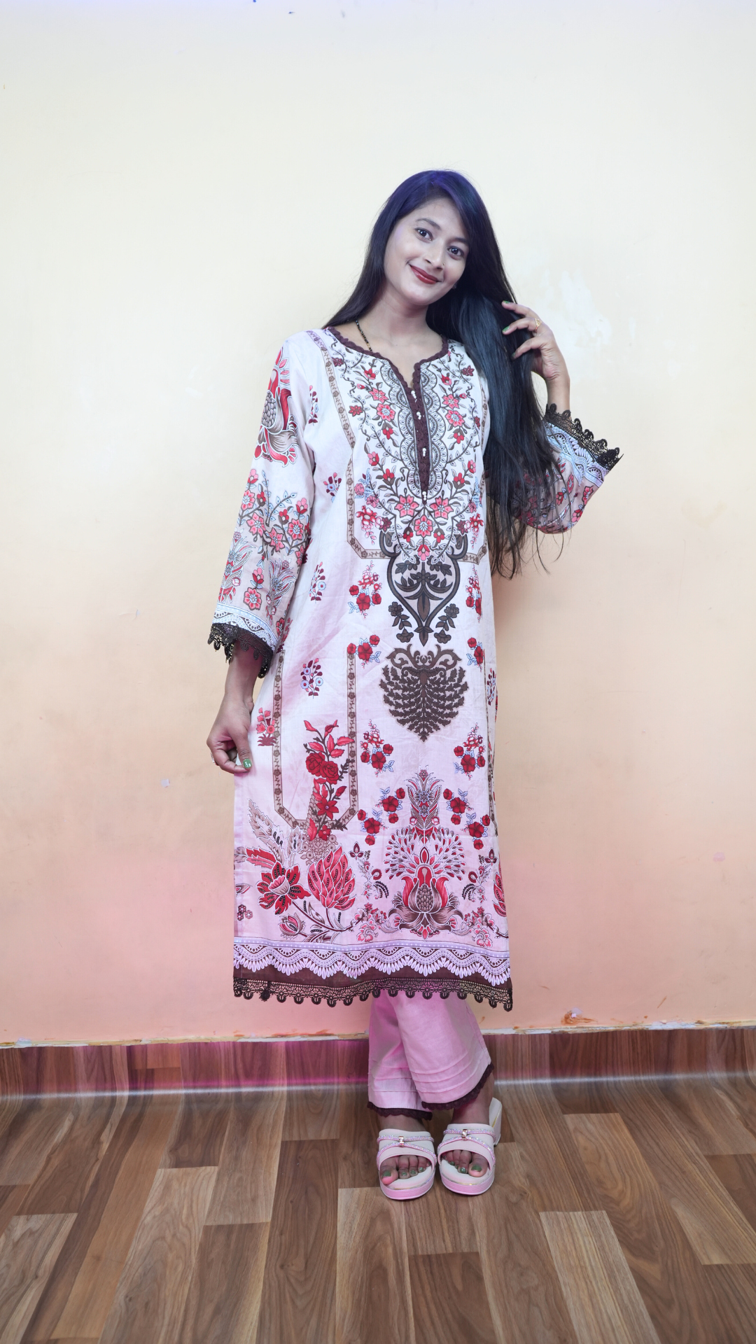 Gulabi Raag Co-ord Lawn Suit