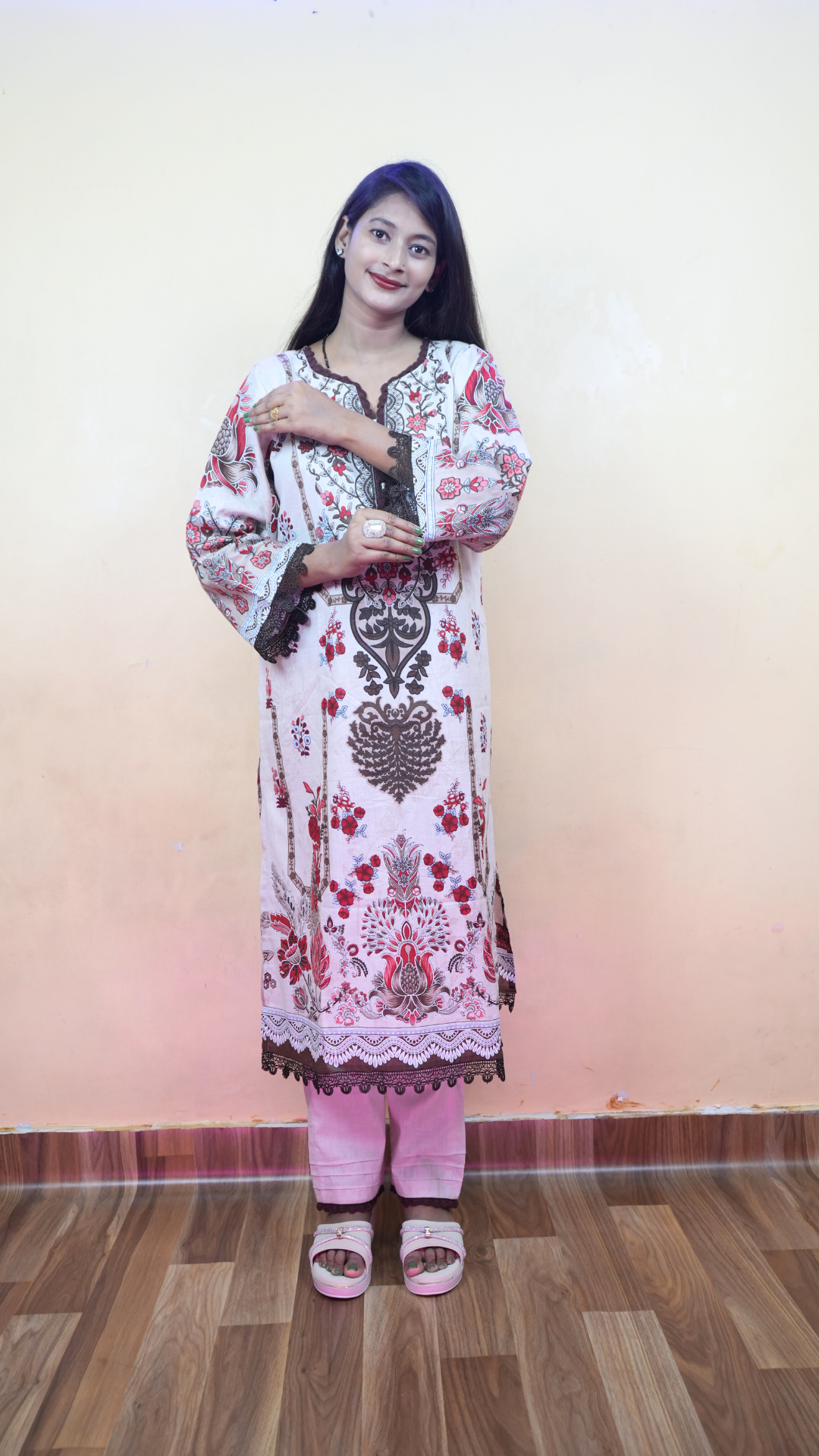 Gulabi Raag Co-ord Lawn Suit