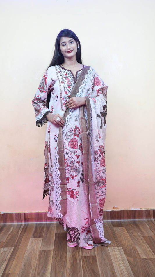 Gulabi Raag Co-ord Lawn Suit